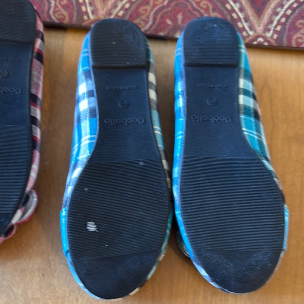 Pink and Blue Flats & Loafers Shoes - Picture 6 of 8